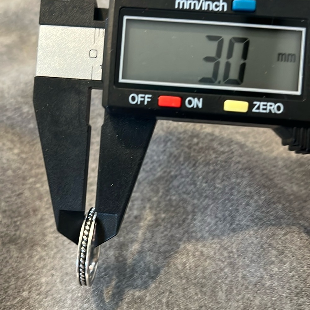 Sterling Stackable Band Ring-7 - image 5